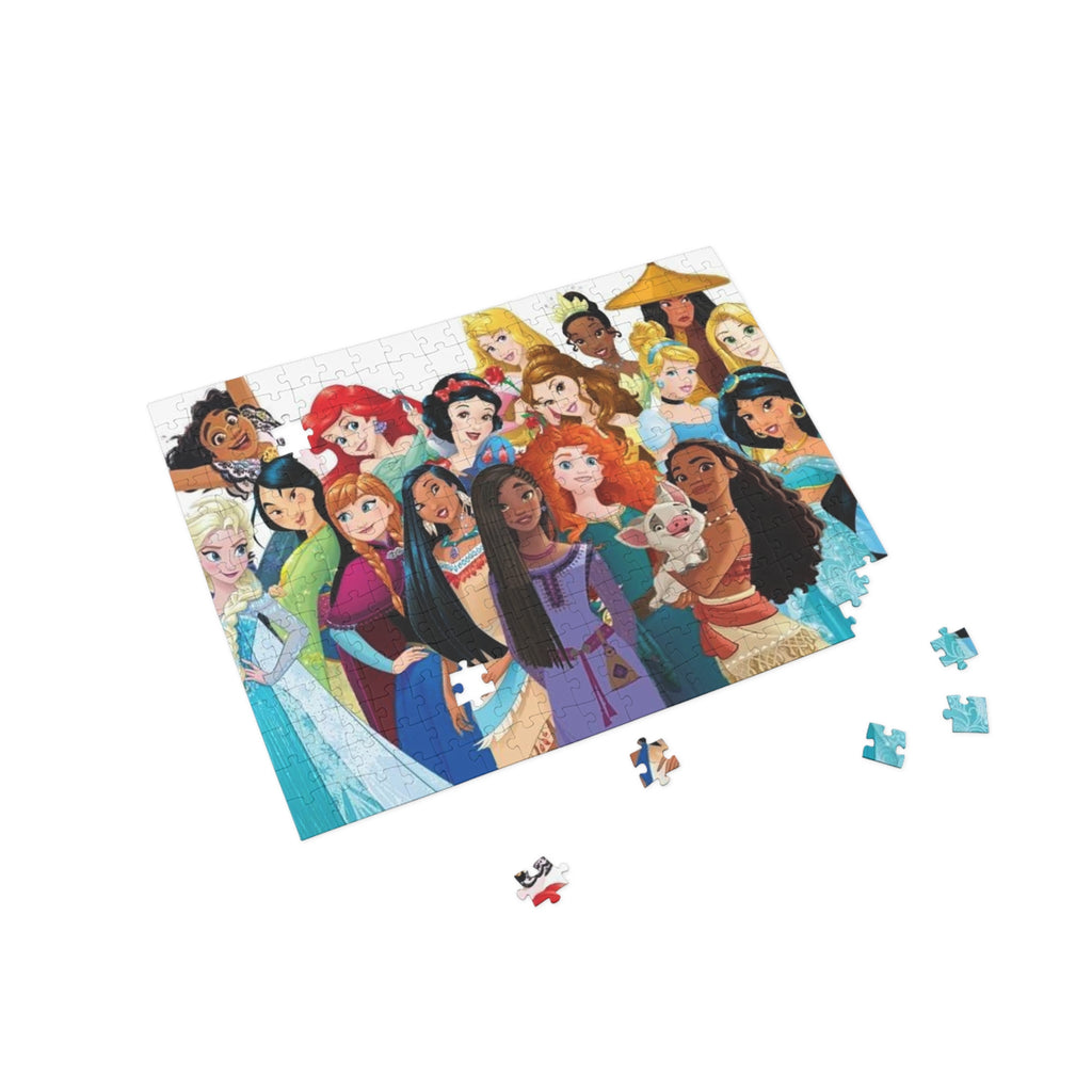 Dis Princess Collage Puzzle — 96/252/500/1000-Piece Jigsaw for Kids & Fans