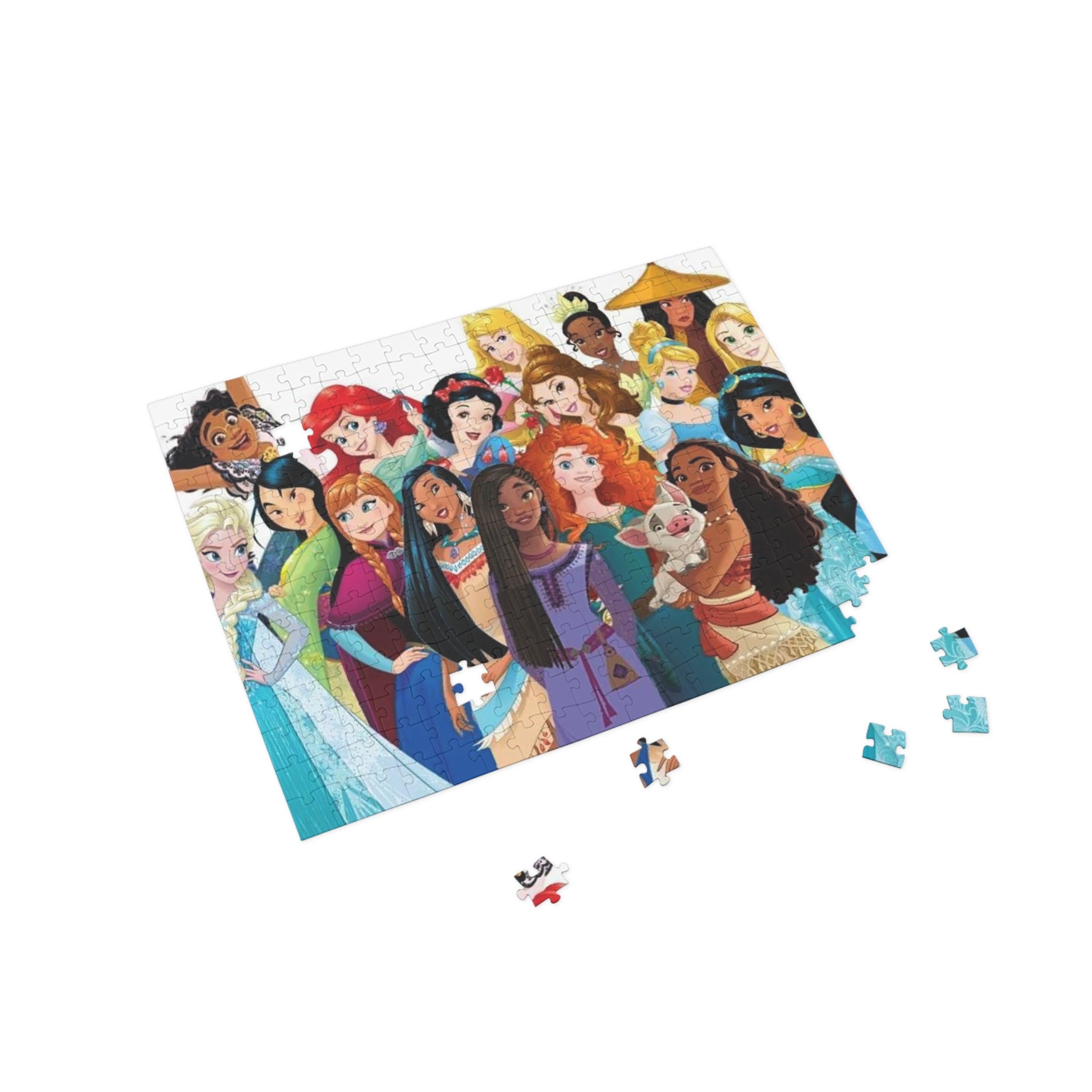 Dis Princess Collage Puzzle — 96/252/500/1000-Piece Jigsaw for Kids & Fans