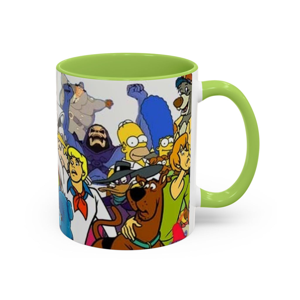 Cartoon Characters Coffee Mug — Classic Collage (11/15oz)