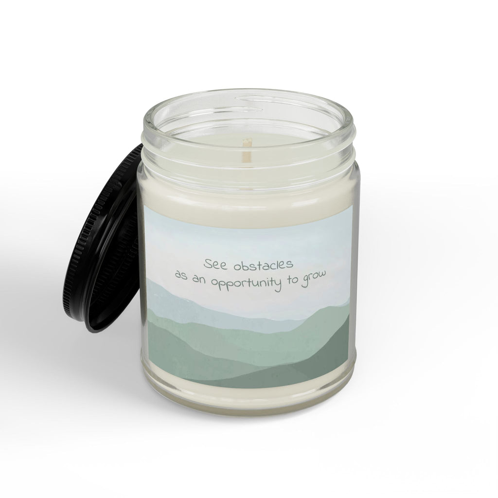 Soy Candle — "See Obstacles as an Opportunity to Grow" (4oz & 9oz)
