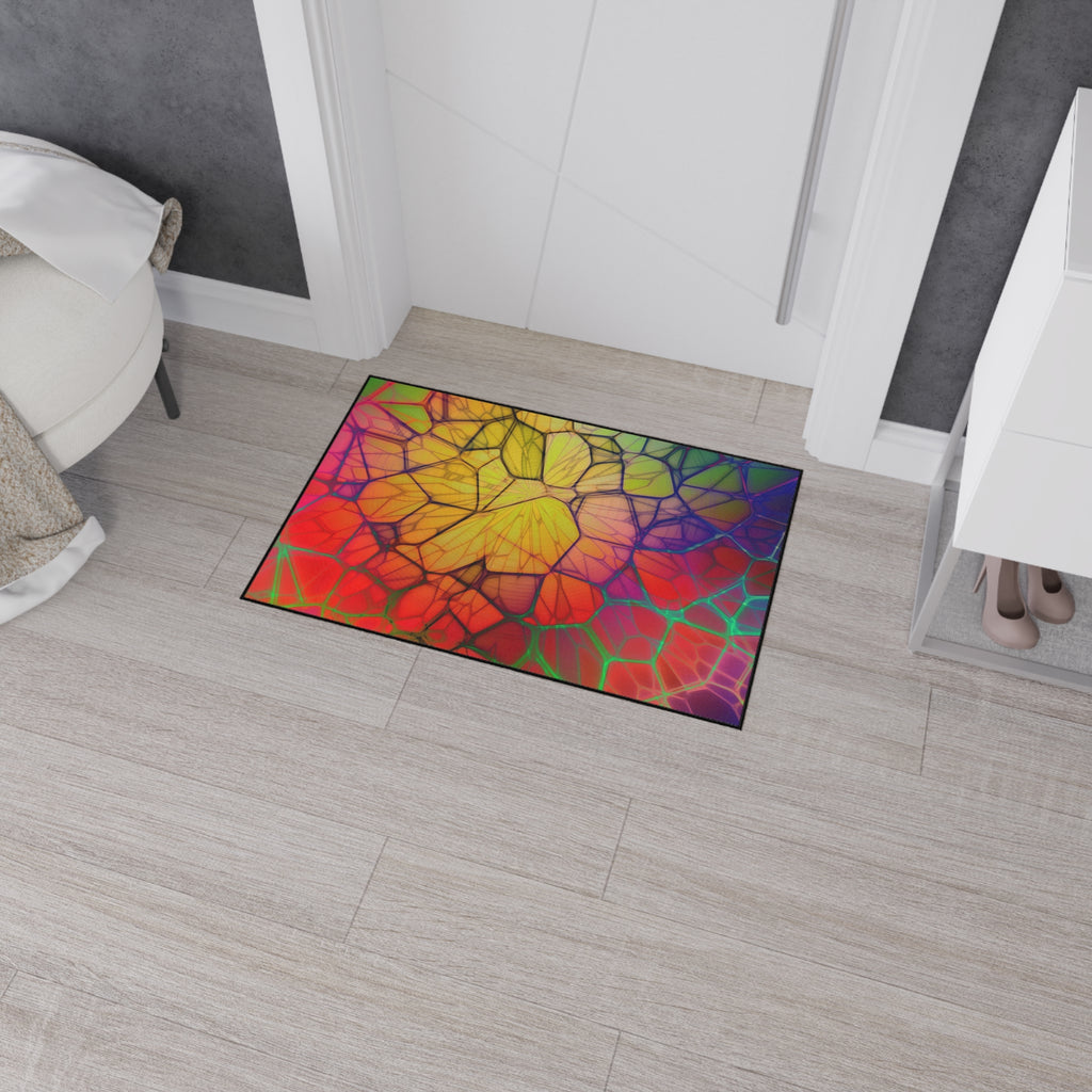 Vibrant Geode Heavy-Duty Rug