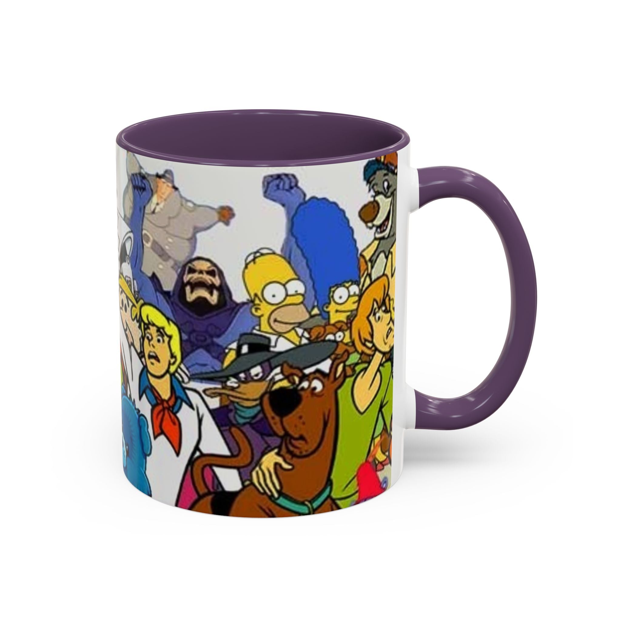Cartoon Characters Coffee Mug — Classic Collage (11/15oz)