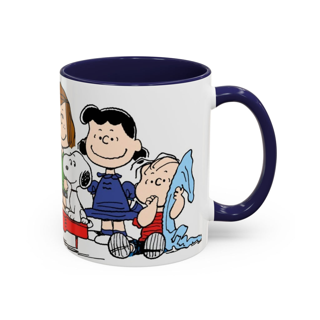 Peanuts Gang Coffee Mug – Charlie Brown, Snoopy & Friends Accent Mug (11/15oz)