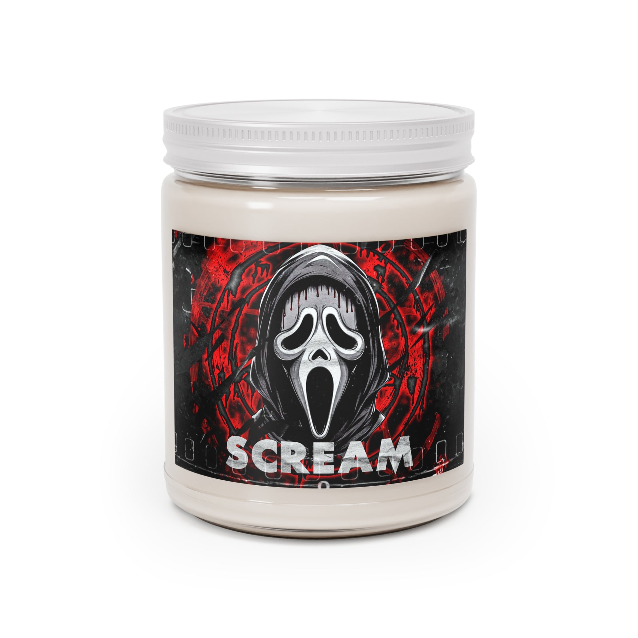 'Scream' Ghostface Horror Soy Candle (9oz)