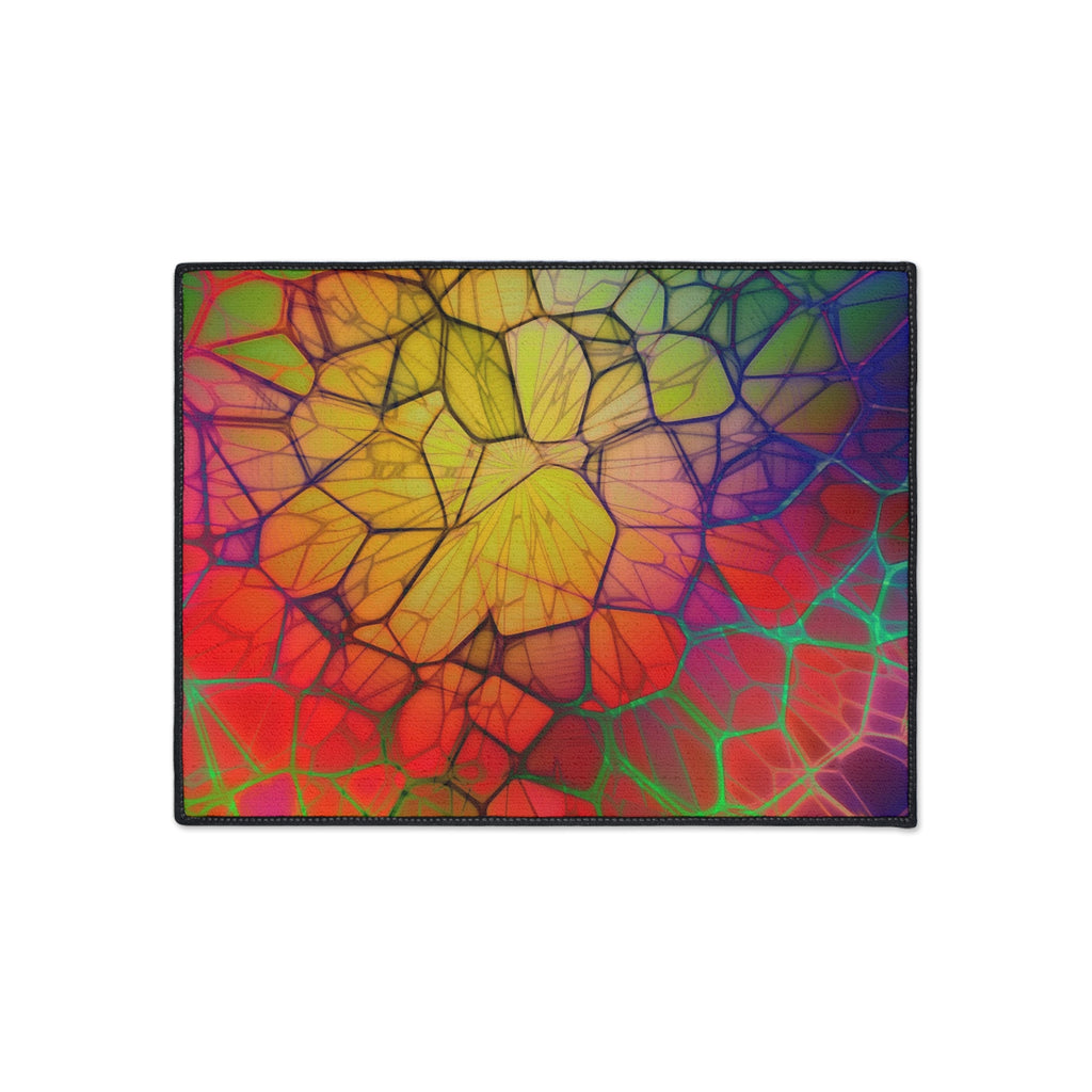 Vibrant Geode Heavy-Duty Rug