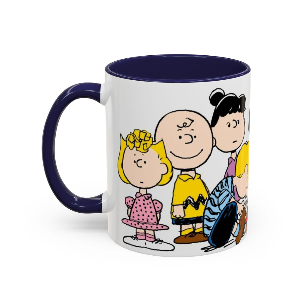 Peanuts Gang Coffee Mug – Charlie Brown, Snoopy & Friends Accent Mug (11/15oz)