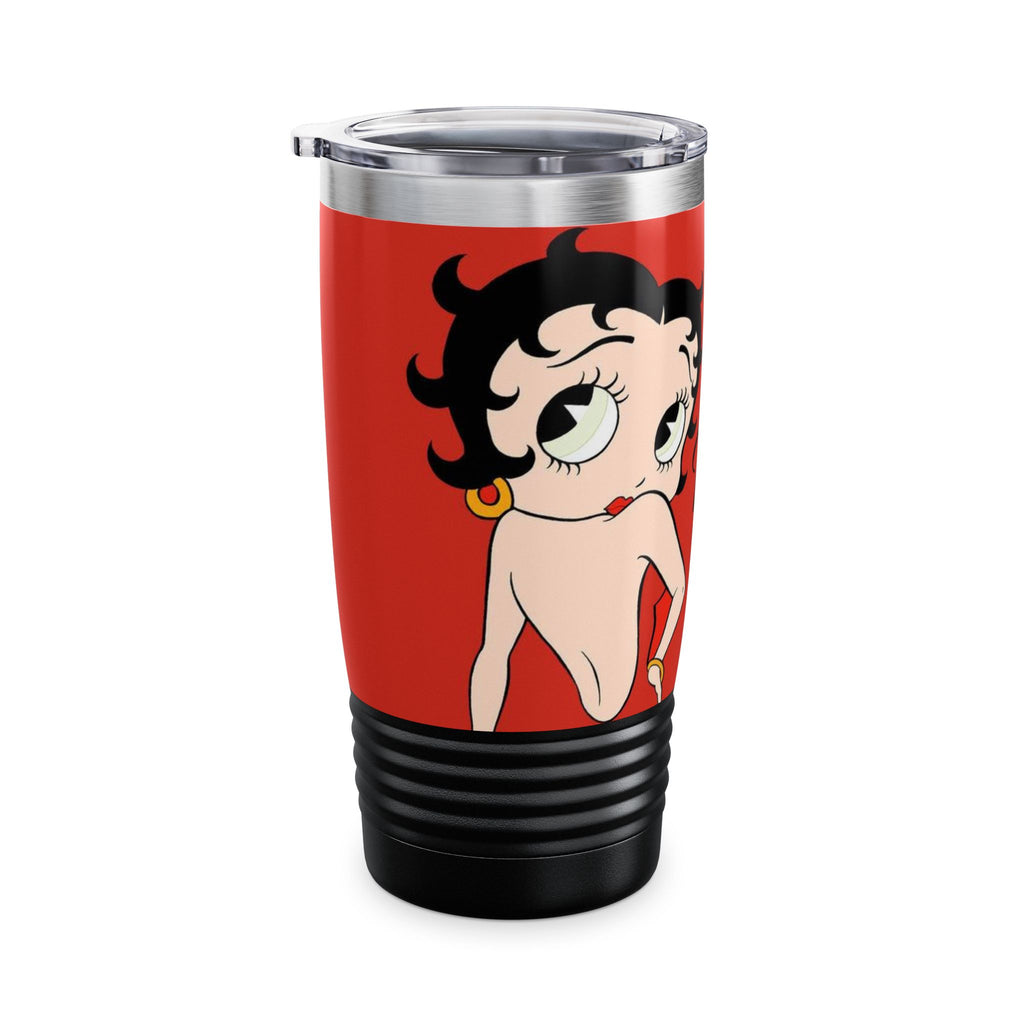 Red Betty Boop Style 20oz Tumbler – Retro Pin-Up Insulated Cup