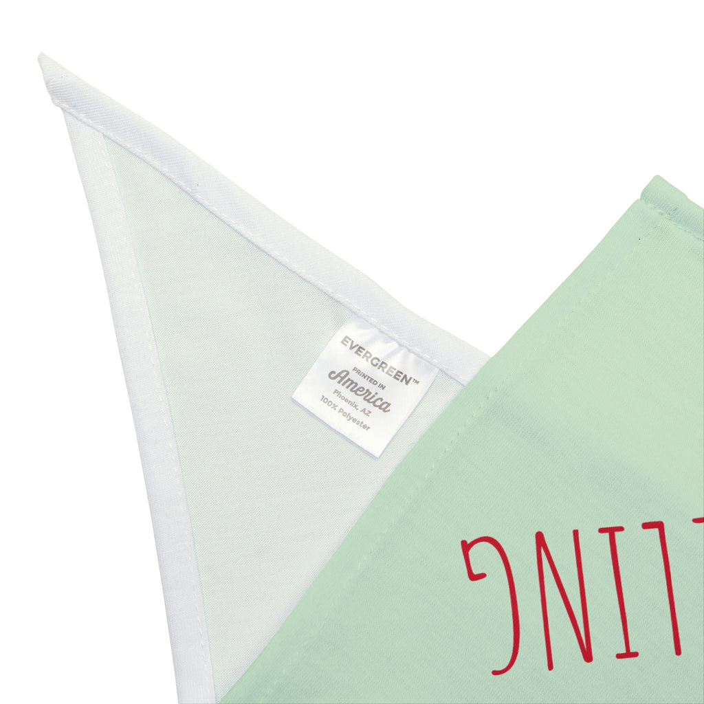 Happy and Dazzling Pet Bandana — Bright Neon Green Dog & Cat Accessory