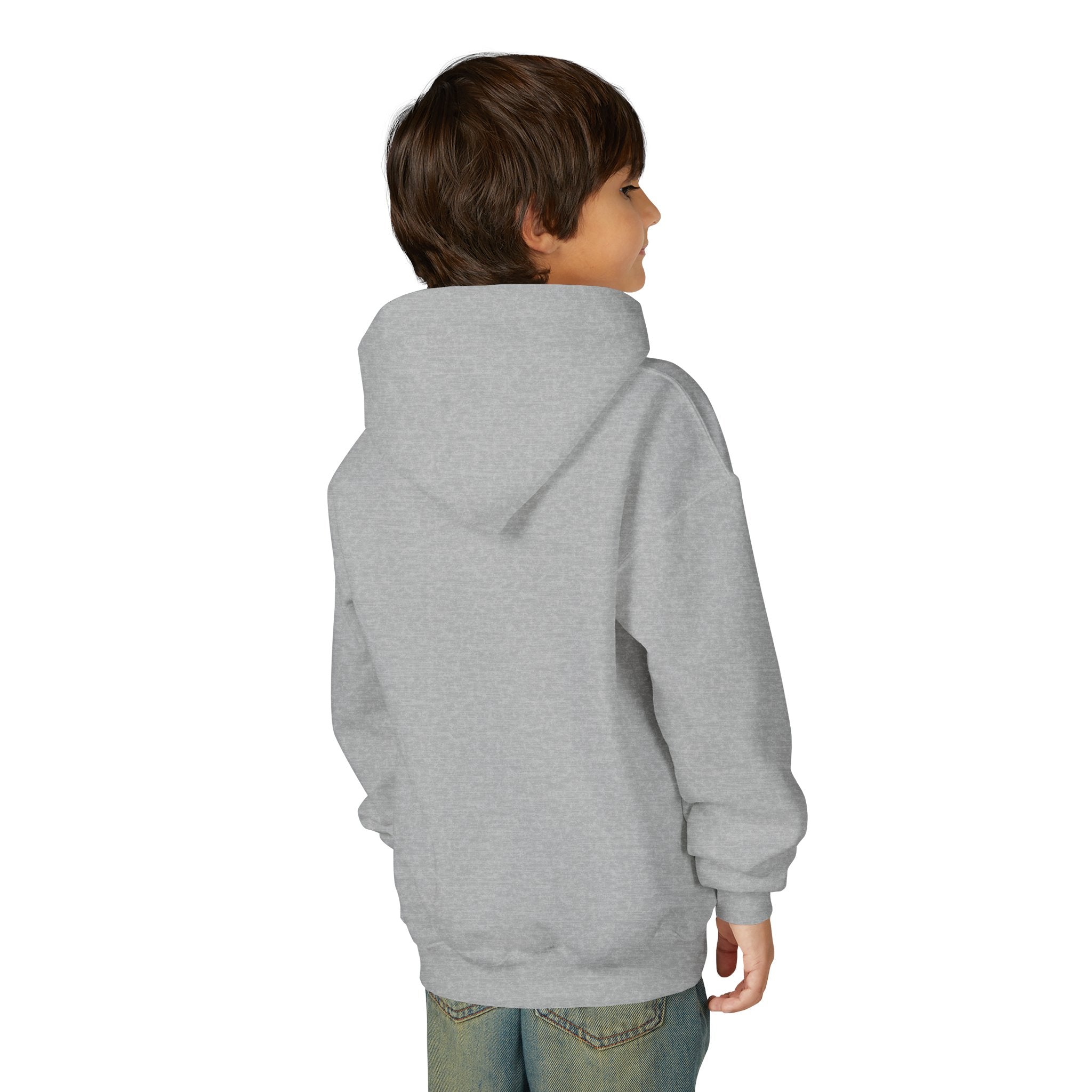 Youth Customizable White Hoodie - "Print it your way" Pullover