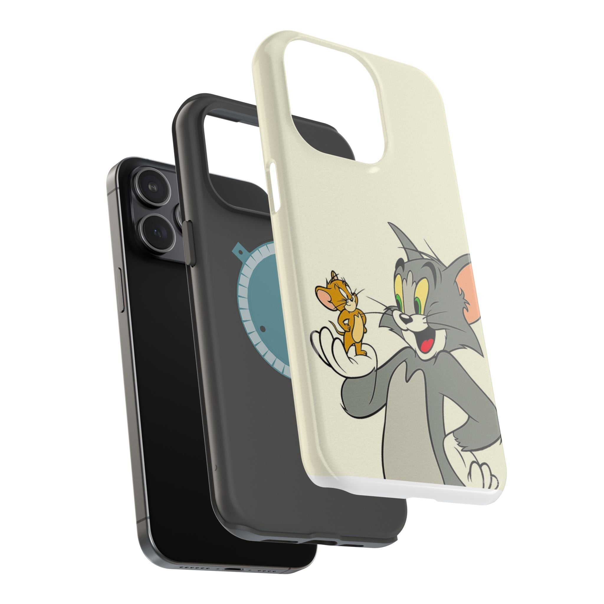 Cartoon Phone Case — Magnetic Impact-Resistant iPhone Cover
