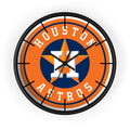 Houston Astros Wall Clock — Retro Team Logo Baseball Clock for Fans