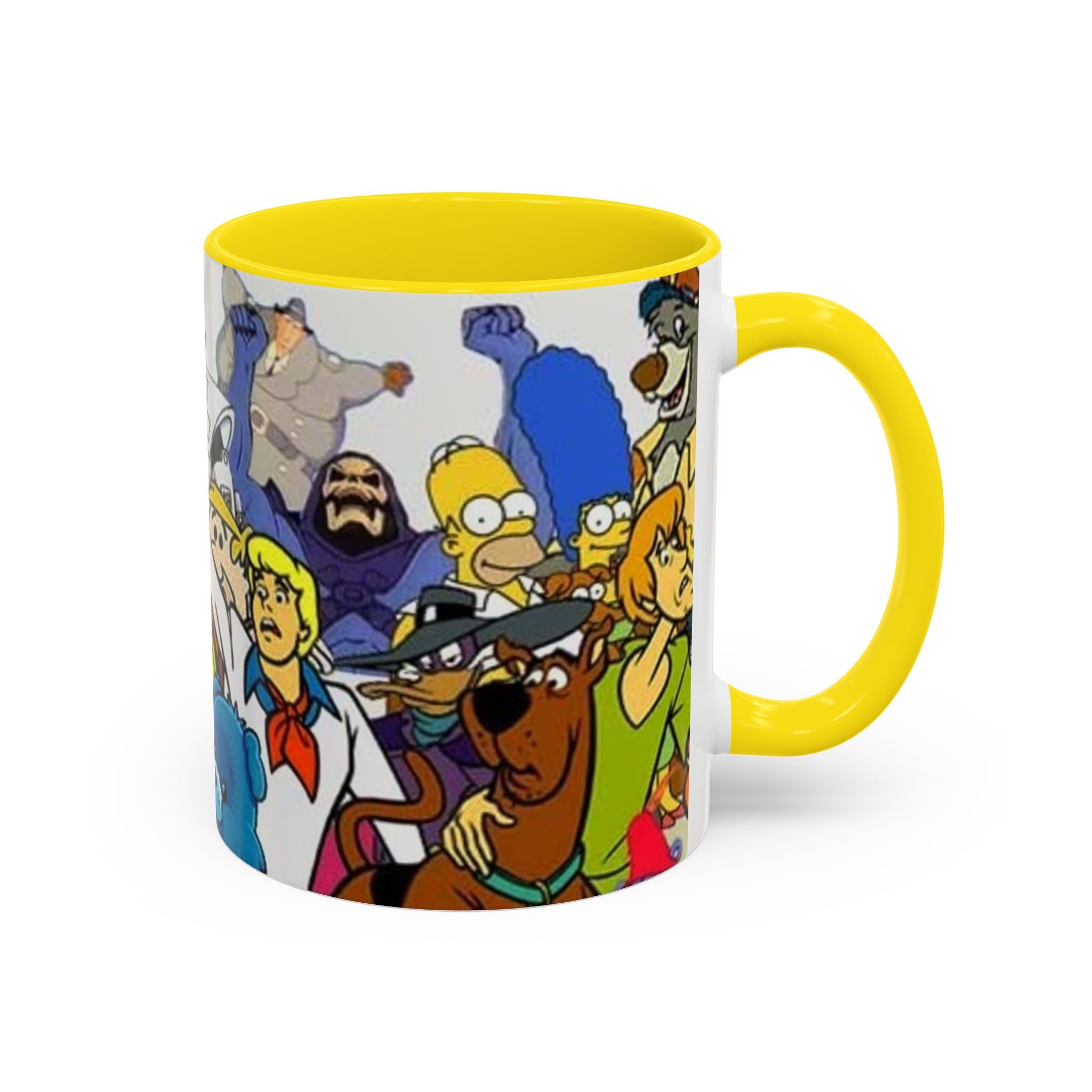 Cartoon Characters Coffee Mug — Classic Collage (11/15oz)