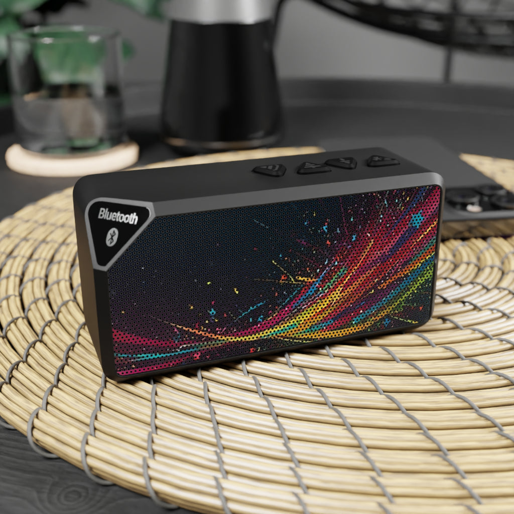 Bluetooth Speaker – Colorful Wave Portable Wireless Speaker