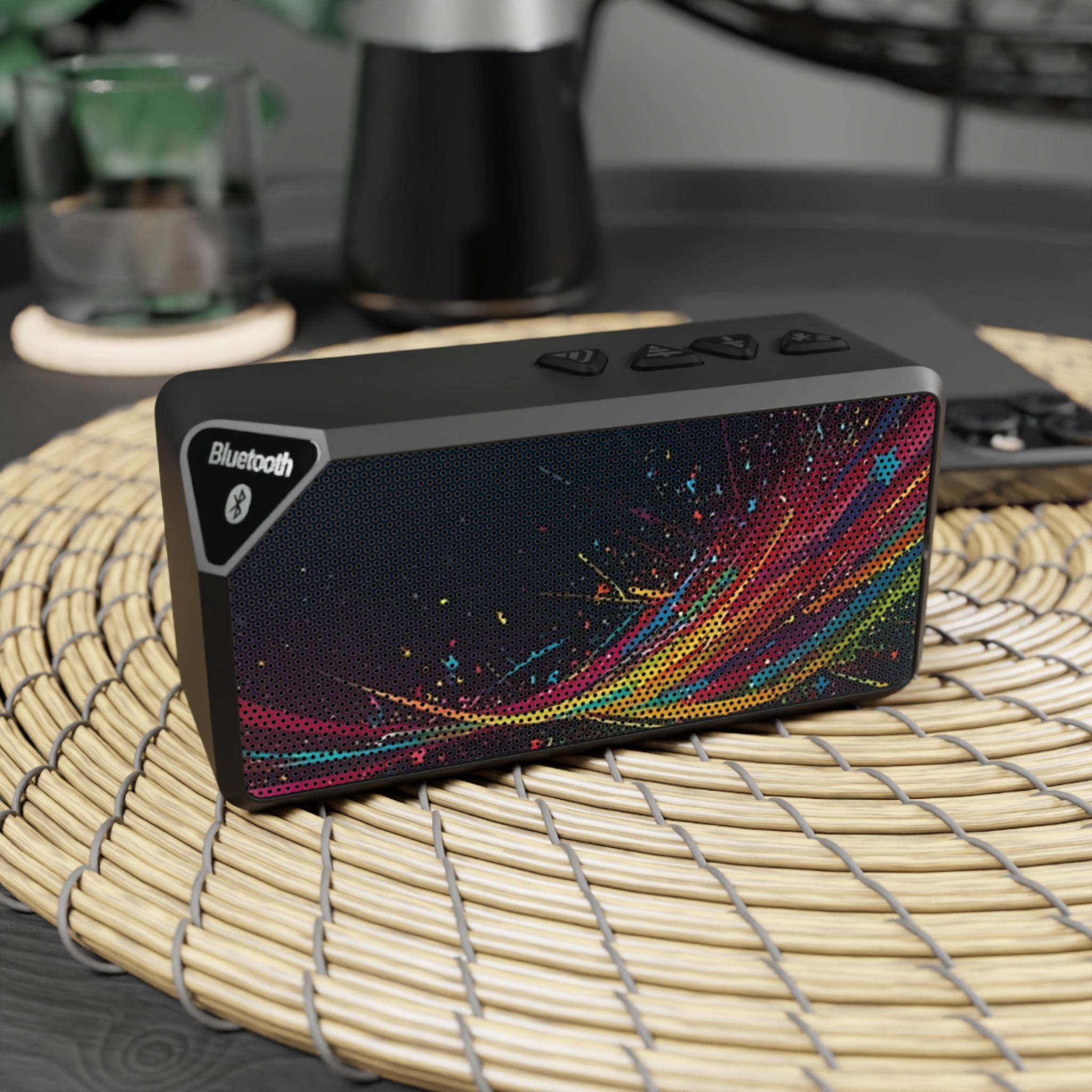 Bluetooth Speaker – Colorful Wave Portable Wireless Speaker