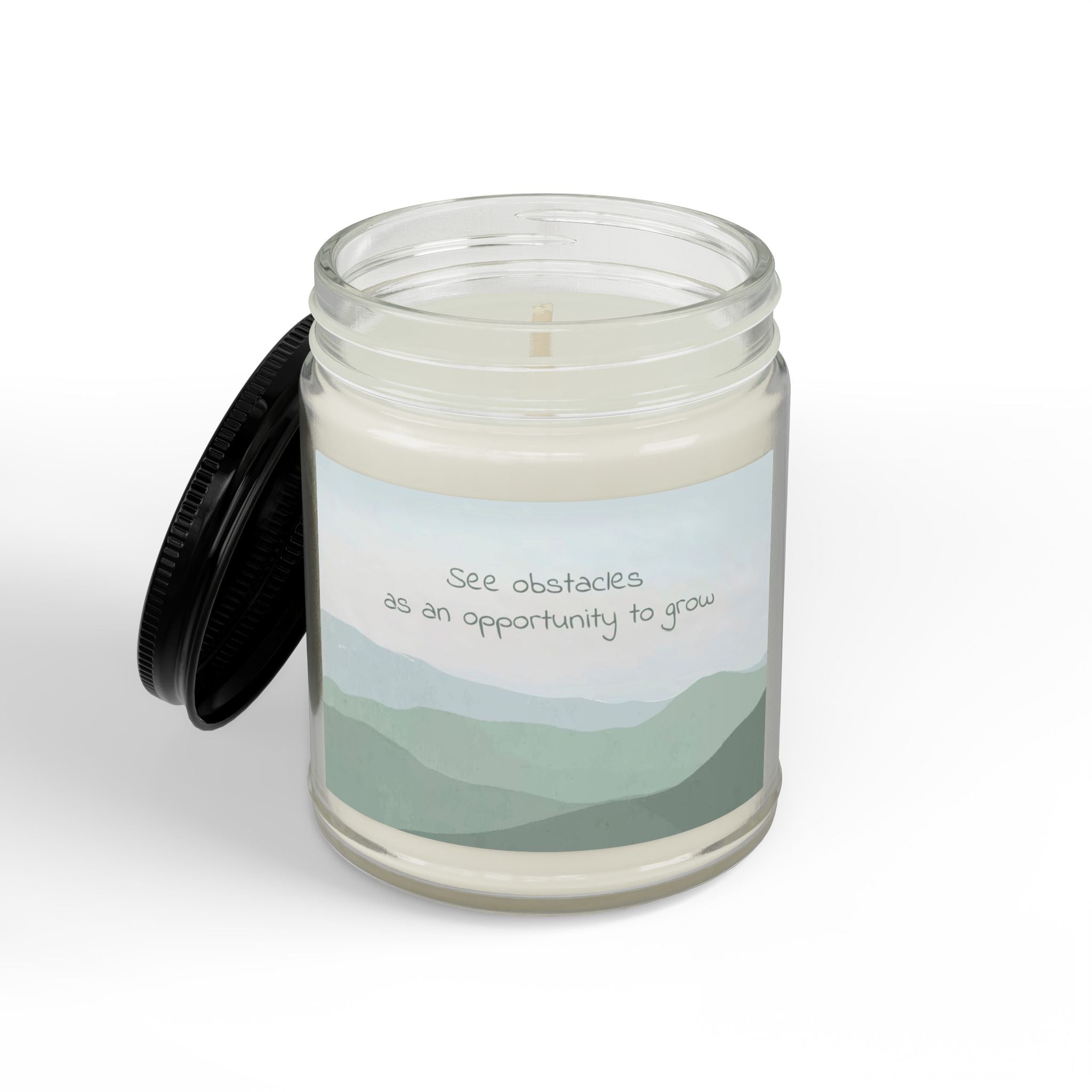 Soy Candle — "See Obstacles as an Opportunity to Grow" (4oz & 9oz)