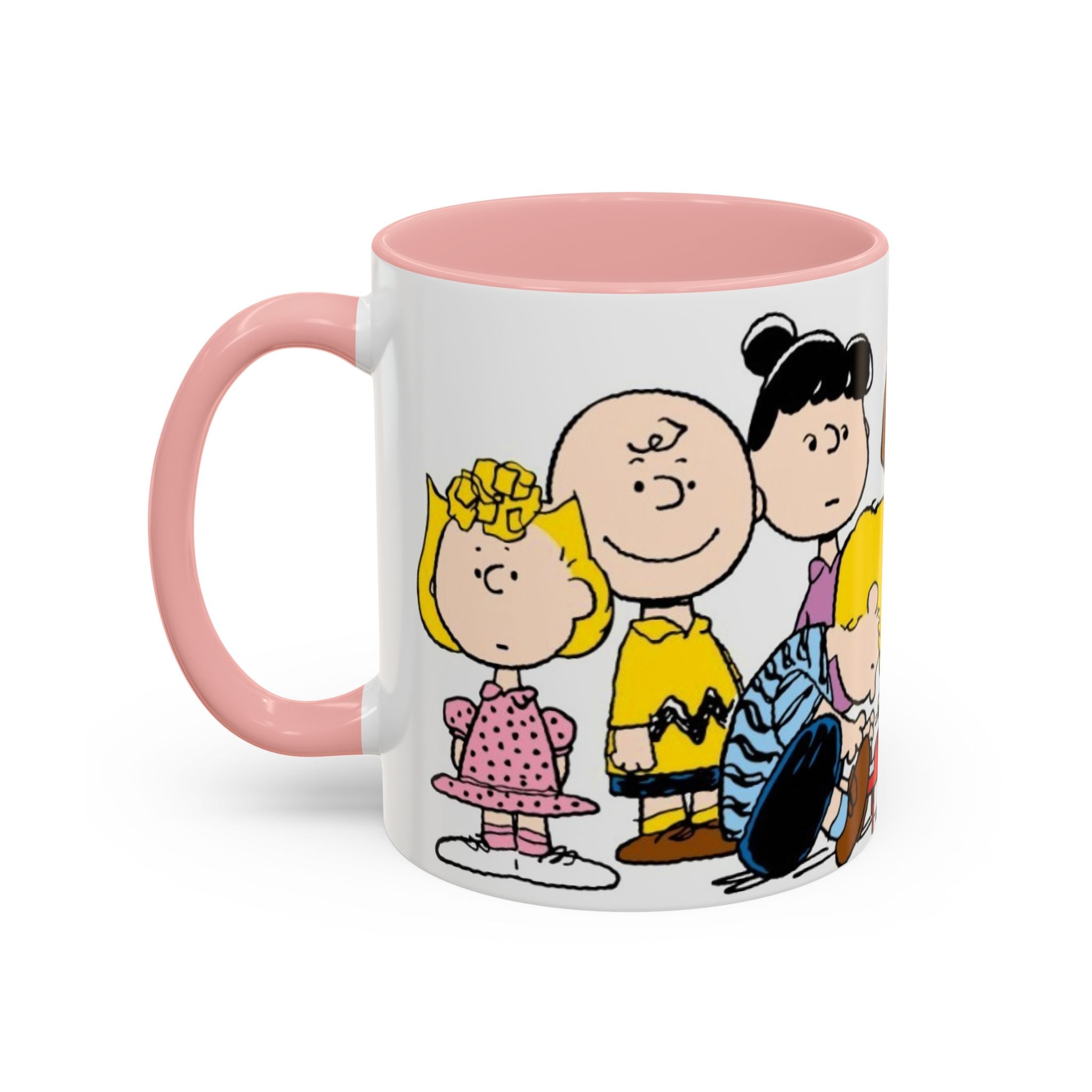 Peanuts Gang Coffee Mug – Charlie Brown, Snoopy & Friends Accent Mug (11/15oz)