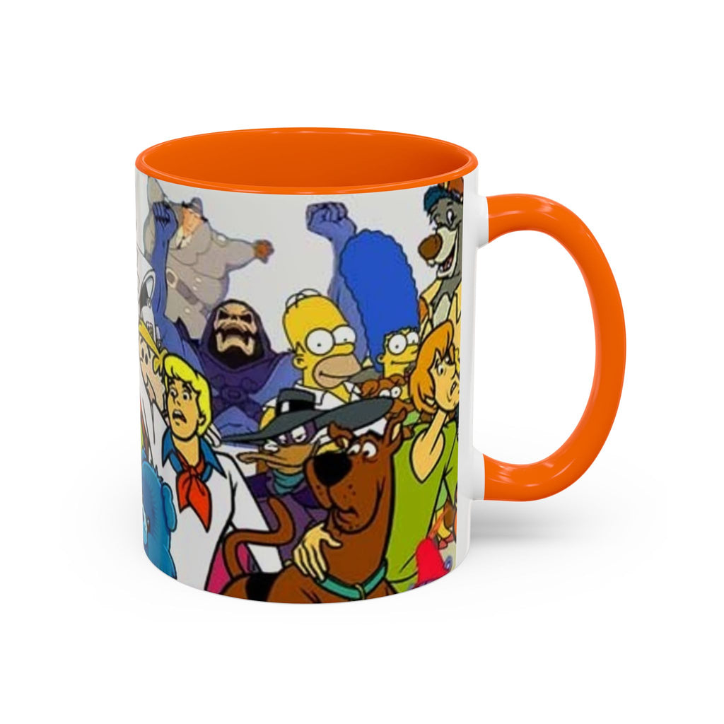 Cartoon Characters Coffee Mug — Classic Collage (11/15oz)