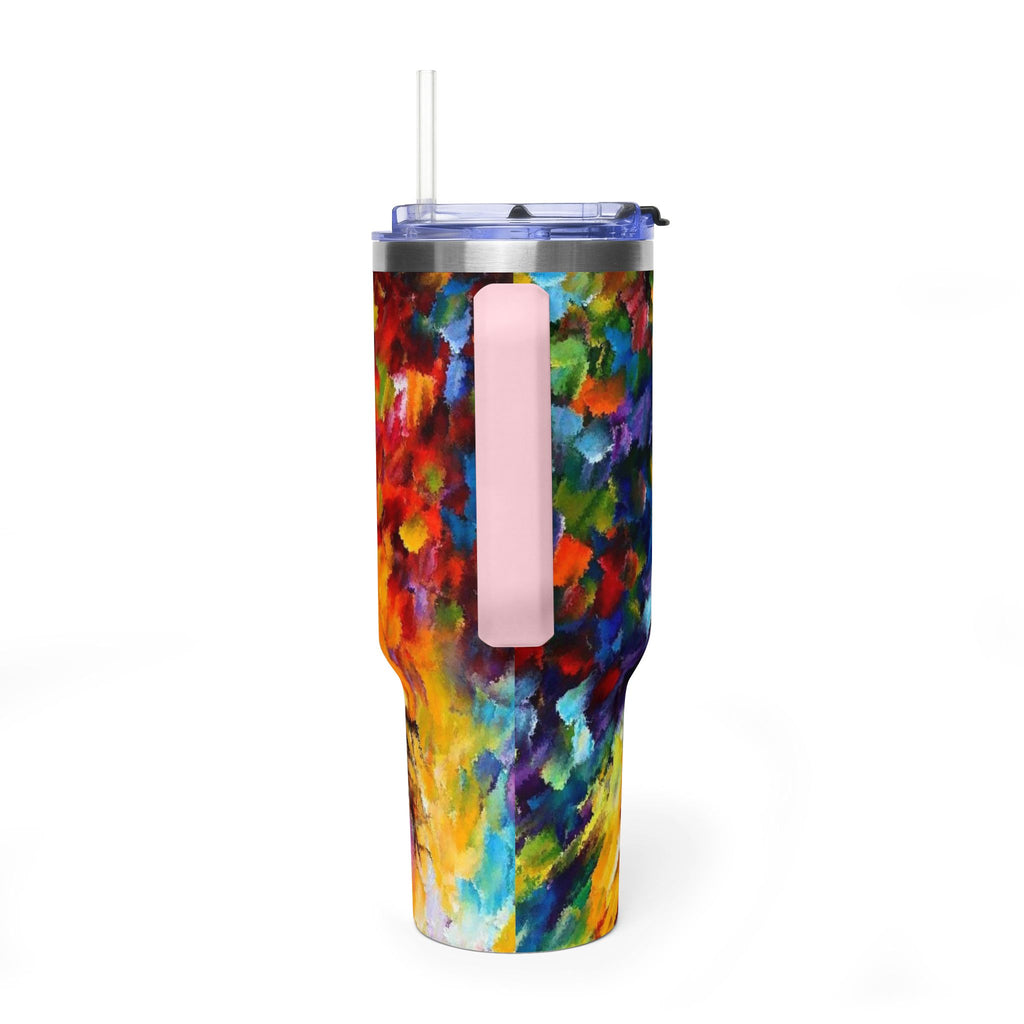 MJ 40oz Thermal Tumbler — Colorful MJ Portrait