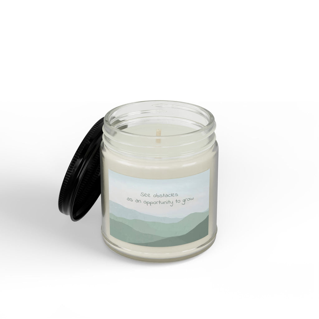 Soy Candle — "See Obstacles as an Opportunity to Grow" (4oz & 9oz)