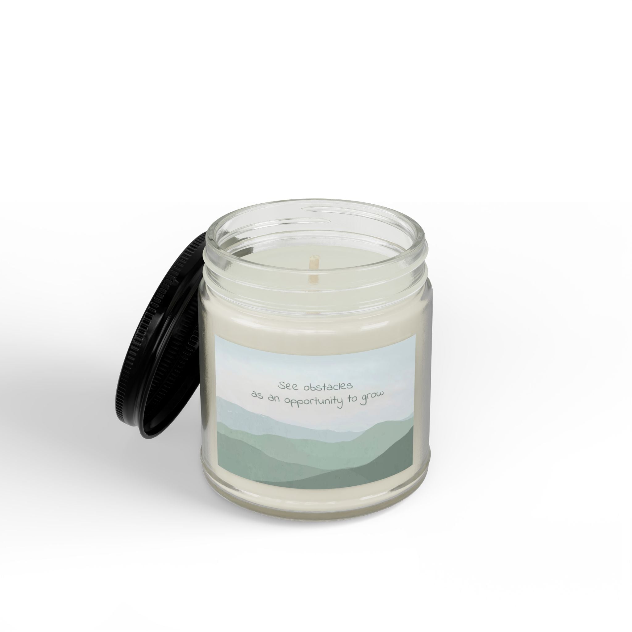 Soy Candle — "See Obstacles as an Opportunity to Grow" (4oz & 9oz)