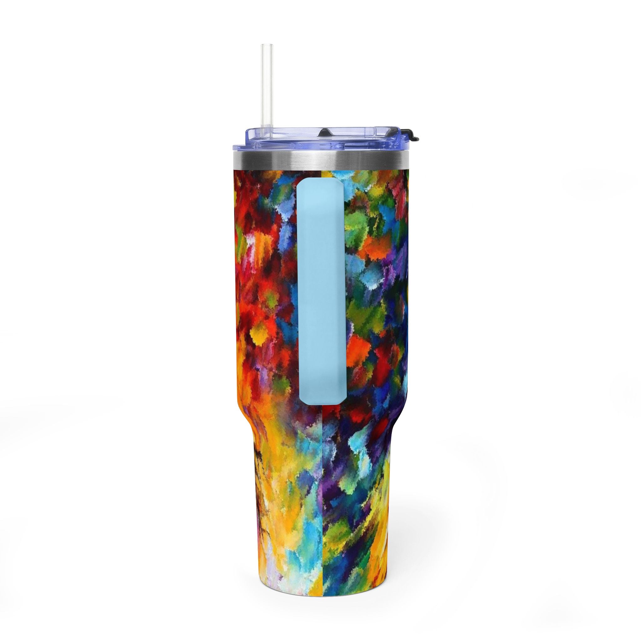 MJ 40oz Thermal Tumbler — Colorful MJ Portrait