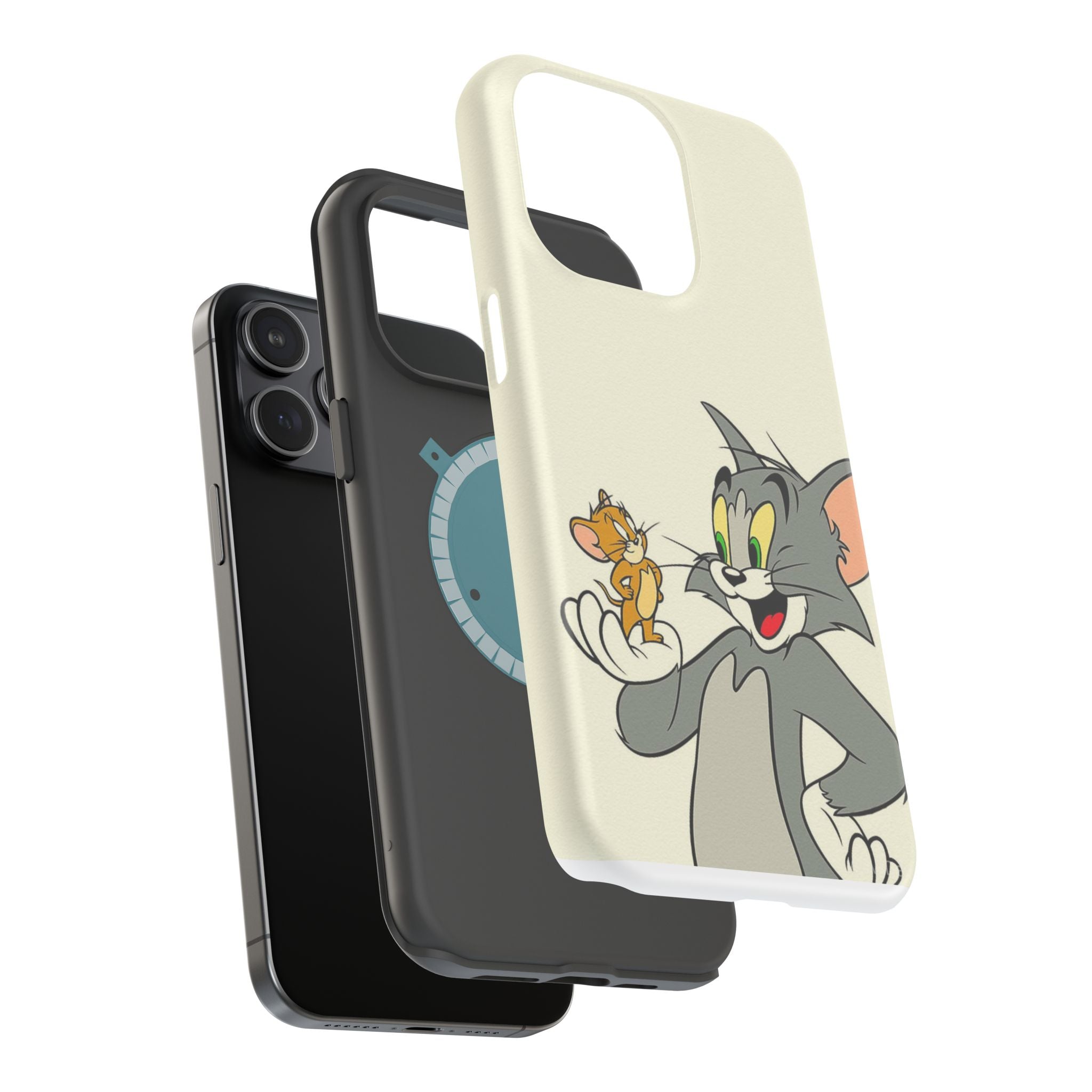 Cartoon Phone Case — Magnetic Impact-Resistant iPhone Cover