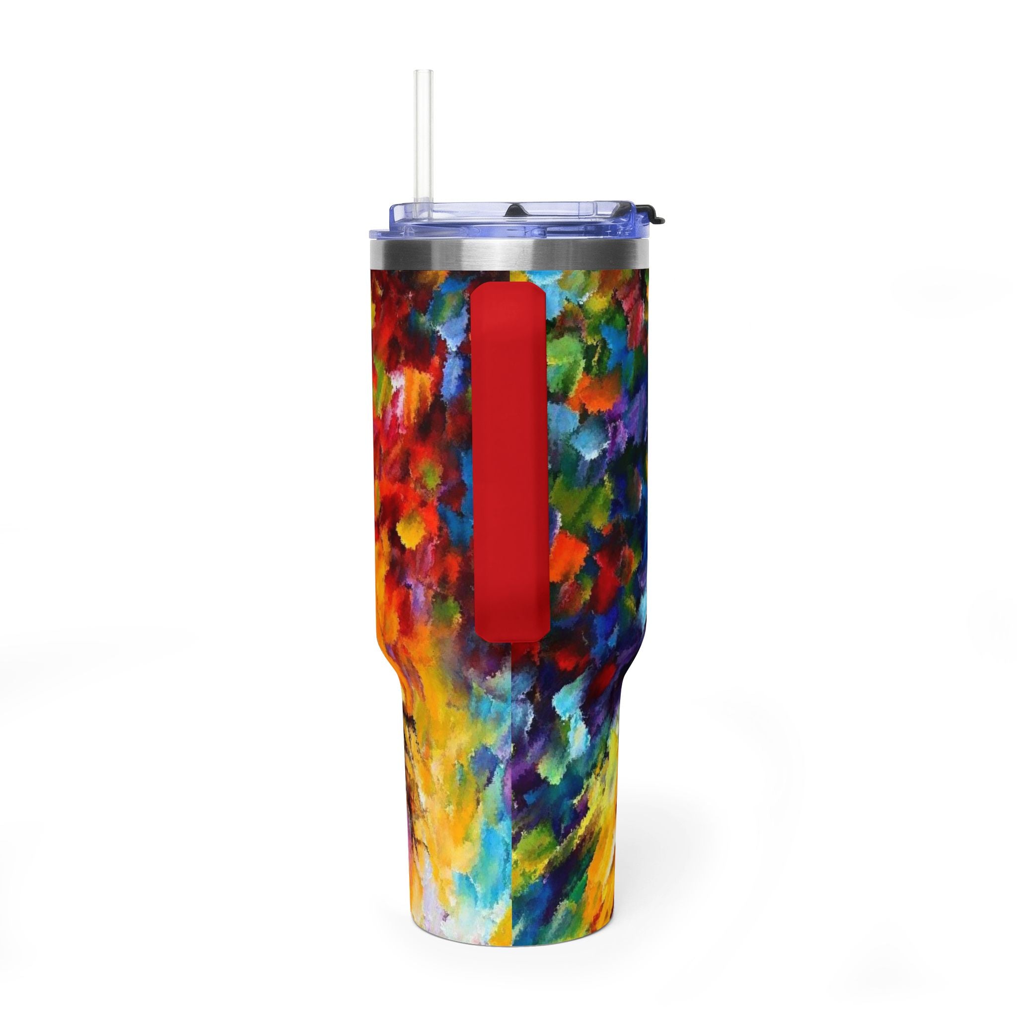 MJ 40oz Thermal Tumbler — Colorful MJ Portrait