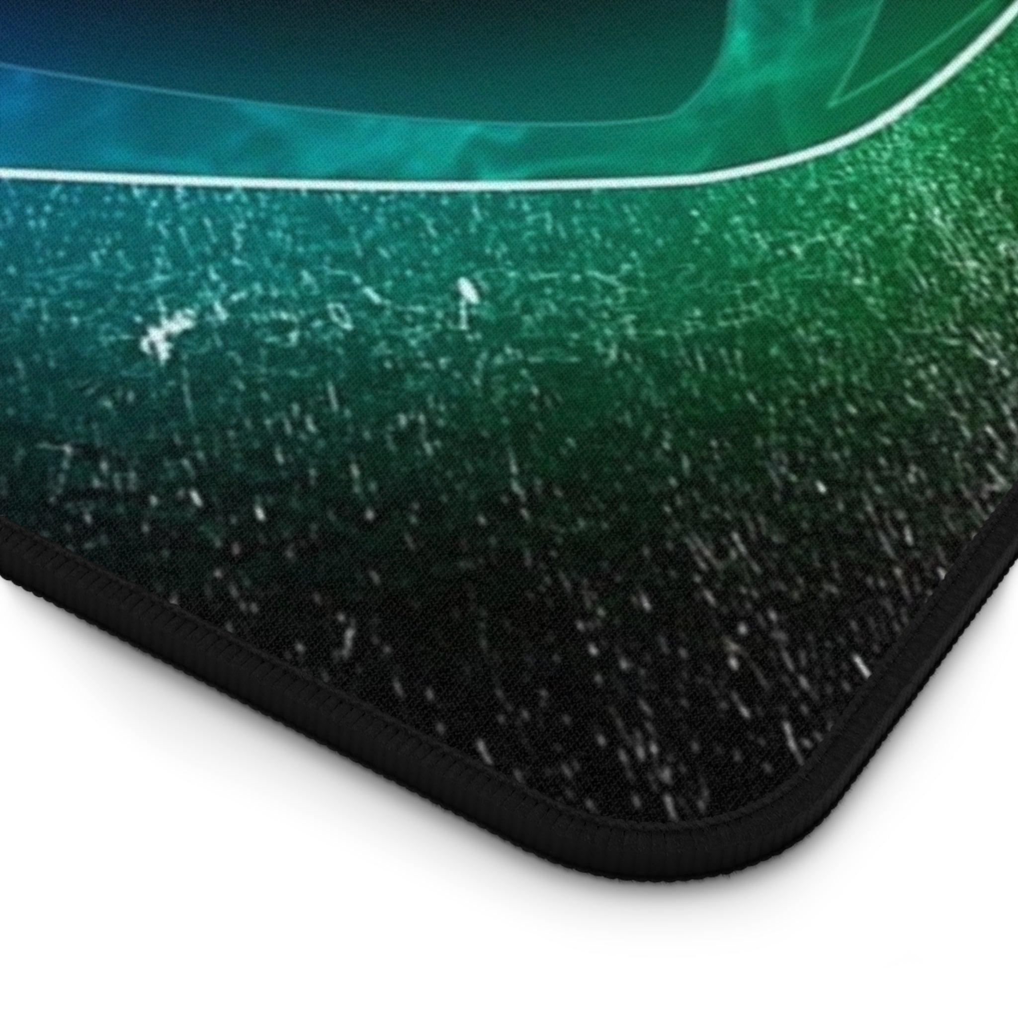 Gaming Desk Mat — Neon Smoke Sports Car Mouse Pad
