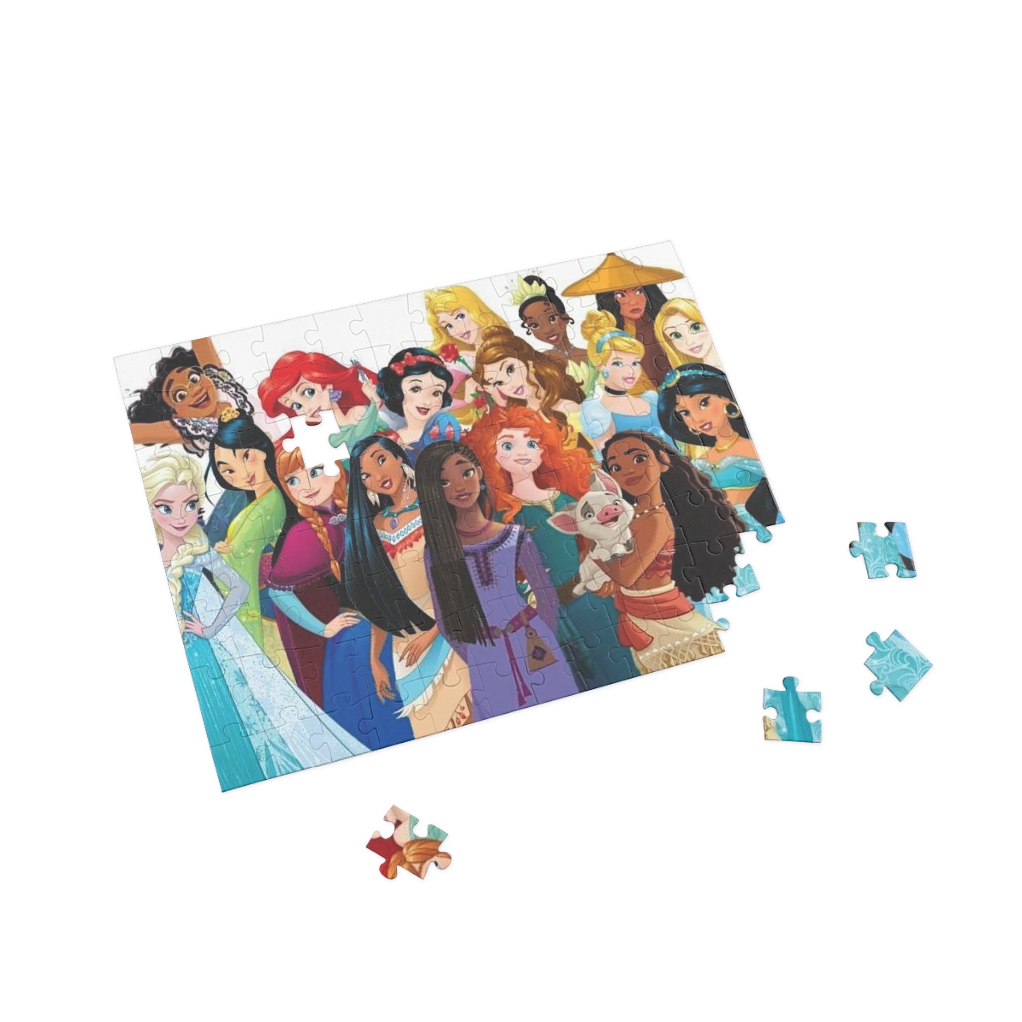 Dis Princess Collage Puzzle — 96/252/500/1000-Piece Jigsaw for Kids & Fans