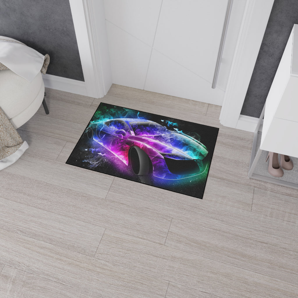 Racing Smoke Car Heavy-Duty Floor Mat