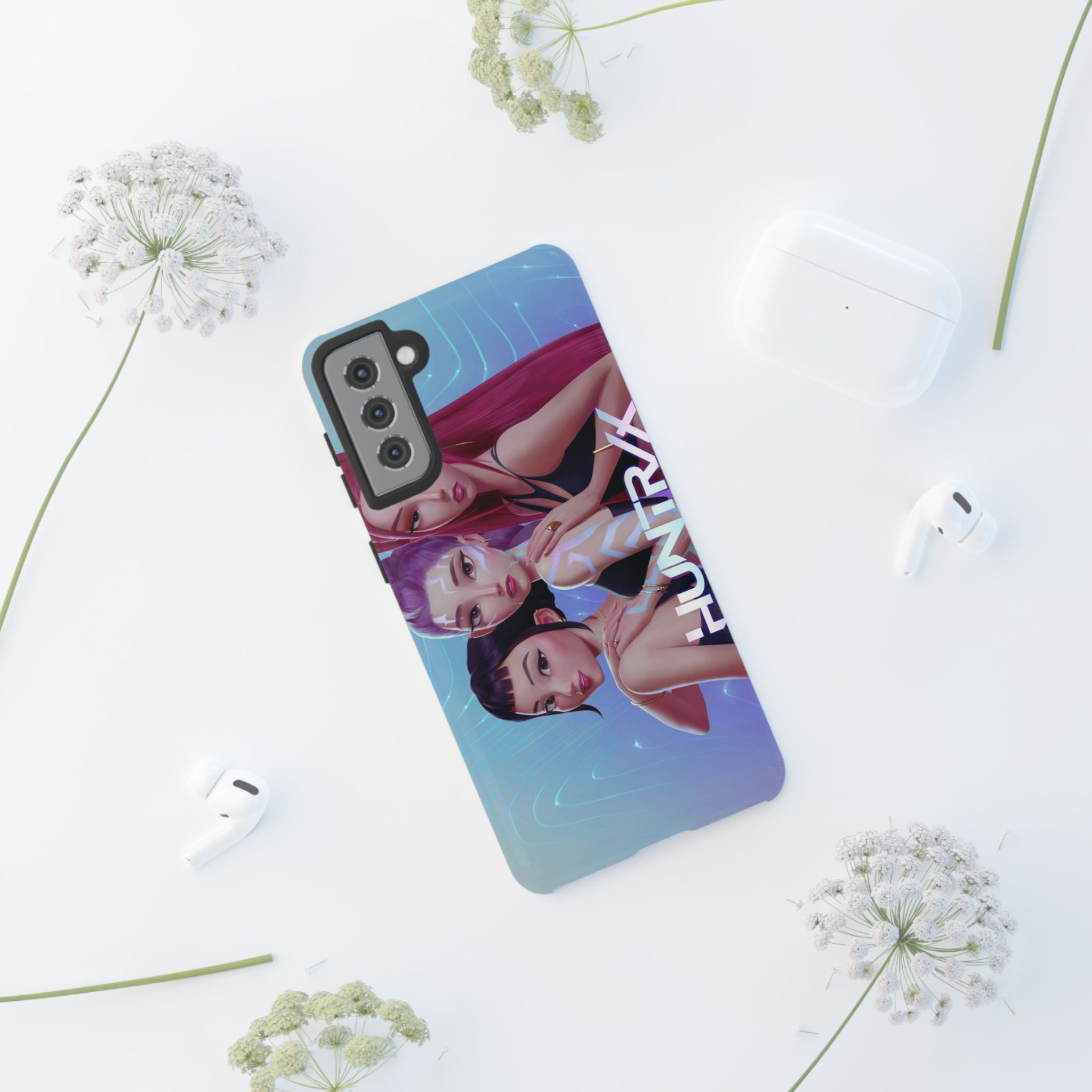 Phone Case — K Pop Demon Hunter Anime Trio Tough Protective Cover