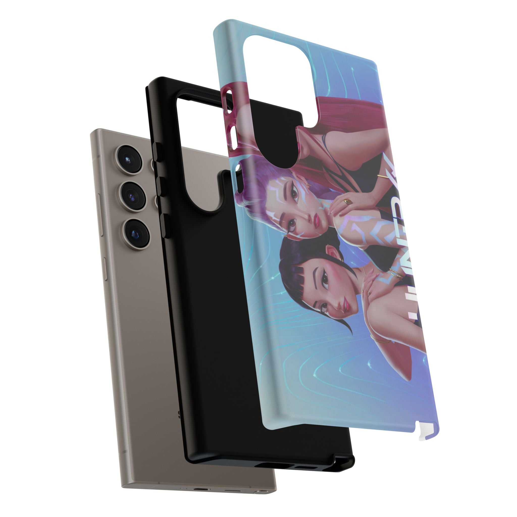Phone Case — K Pop Demon Hunter Anime Trio Tough Protective Cover