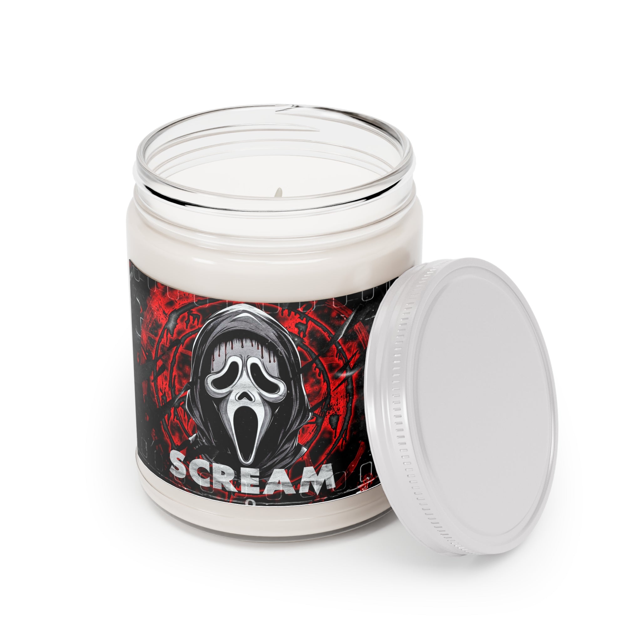'Scream' Ghostface Horror Soy Candle (9oz)