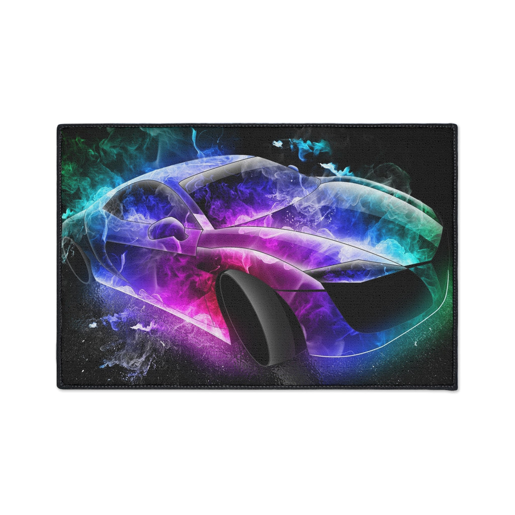 Racing Smoke Car Heavy-Duty Floor Mat