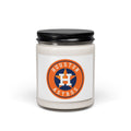 Houston Astros Logo Soy Candle — 9oz Scented Jar for Fans