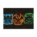 Fire, Water & Grass Trio Rug