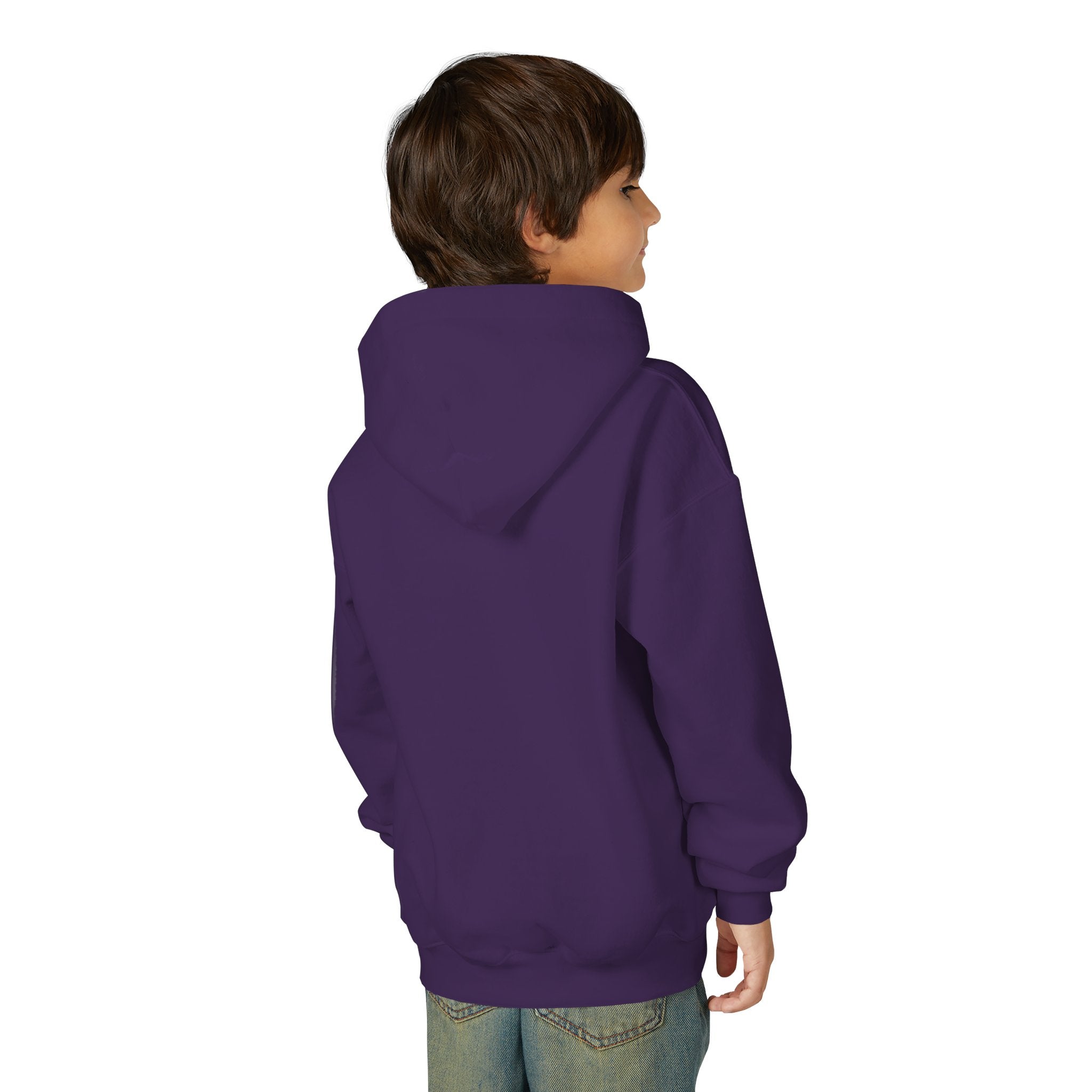 Youth Customizable White Hoodie - "Print it your way" Pullover