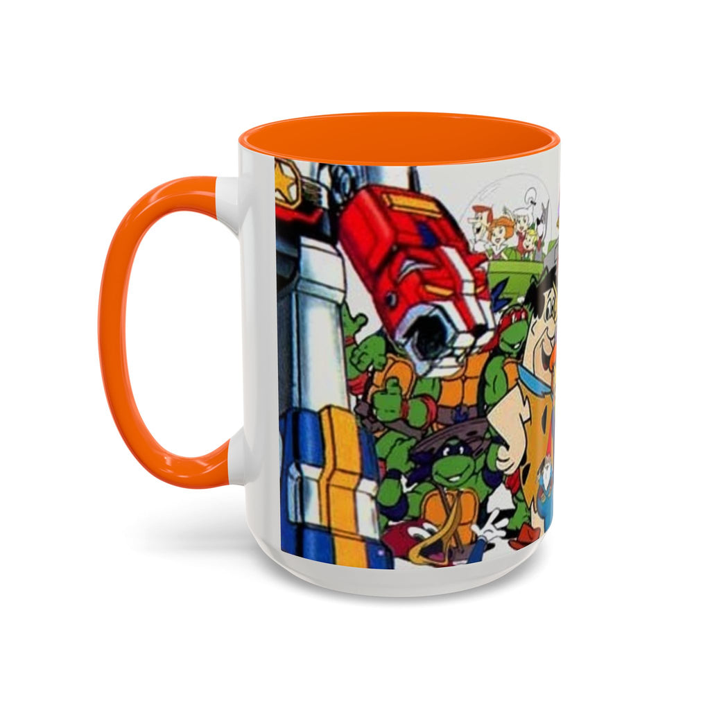Cartoon Characters Coffee Mug — Classic Collage (11/15oz)