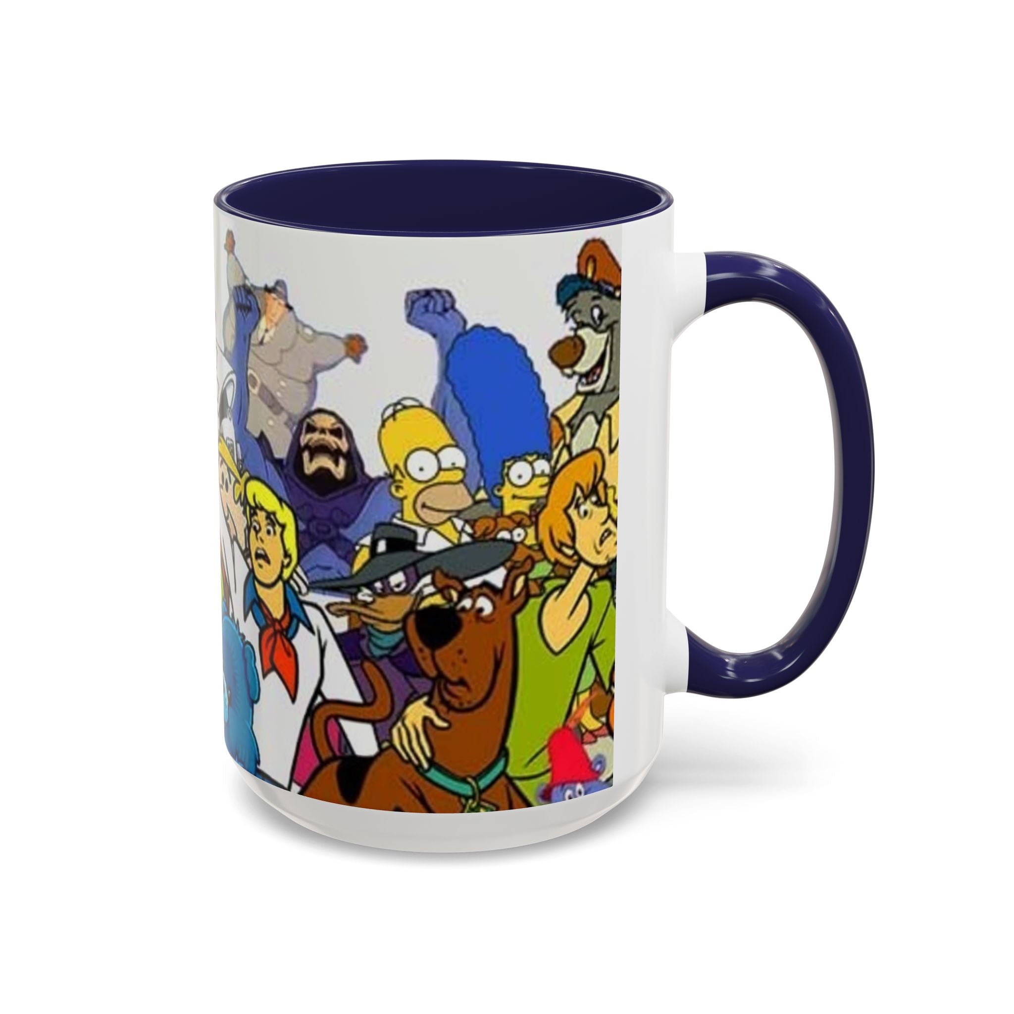 Cartoon Characters Coffee Mug — Classic Collage (11/15oz)
